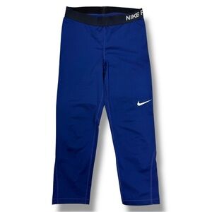 Nike Women’s Pro Cool Training Capri Cobalt Size Medium